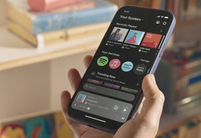 Die neue Sonos-App (Bild: Sonos)